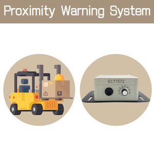 Sistema de alarma de proximidad para carretilla elevadora, alarma de seguridad anticolisión con sensores inversos profesionales - Product Image 6