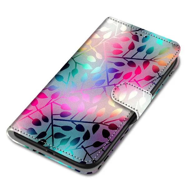 For Samsung Galaxy S21 S20 Ultra S10 S9 S8 Plus PU革Painted Flip Wallet電話ケースFor Note 20 10 Lite 9 8ホルスターCover