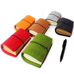 Fogli di 100 rigidi per taccuino impermeabili FSC Planner quotidiano alla rinfusa promozione legno cartone di bambù PP a spirale filo a foglia larga per cucire
