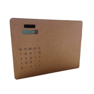 定制logo促销工艺纸太阳能计算器鼠标垫2合1套笔记本办公学生大学用 - Product Image 1