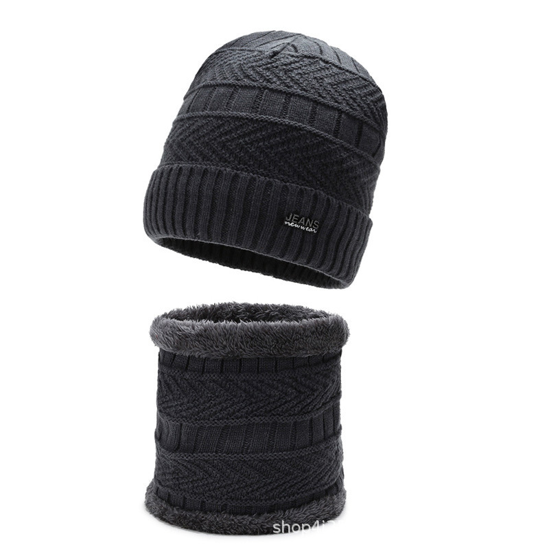 Gray-jea wool two-piece set