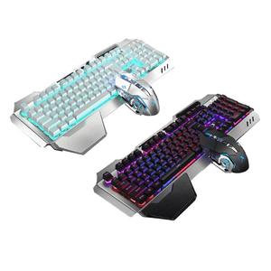 104 <strong>Keys</strong> RGB Wireless <strong>Keyboard</strong> Ergonomics Rechargeable Mechanical <strong>Keyboard</strong> Mouse Combo Gaming <strong>Keyboard</strong> Mouse Set for <strong>Computer</strong> - Product Image 3