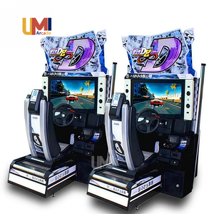 Simulatore di corsa macchina <span class=keywords><strong>Arcade</strong></span> lettore di carte a gettoni in metallo di plastica spagnolo auto simulatore di guida Video giochi per bambini - Product Image 1