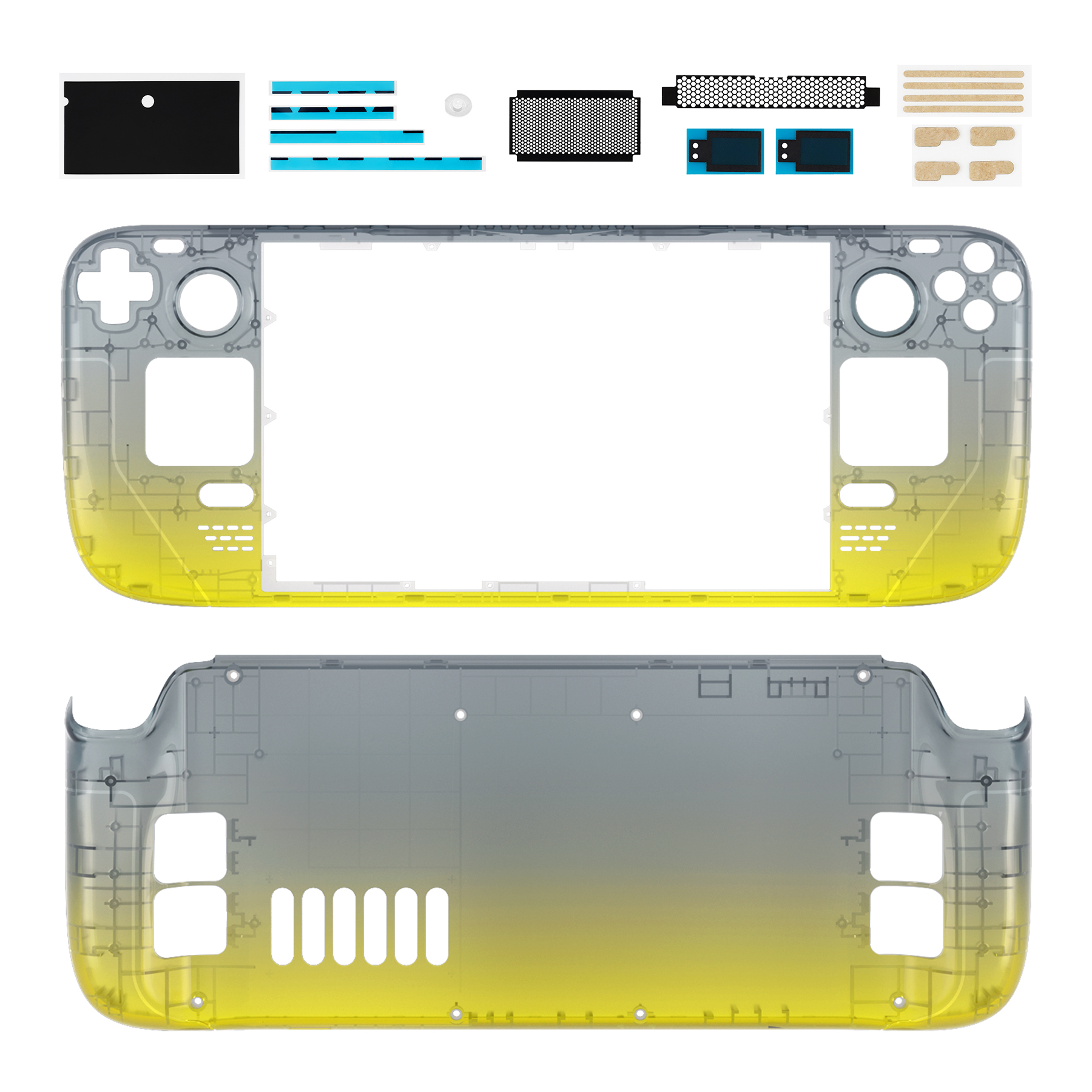 Gradient Black Yellow QESDP015WS