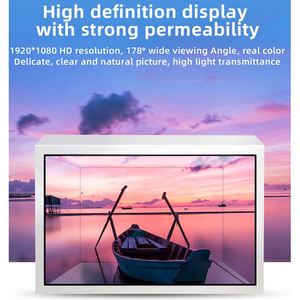 Tùy chỉnh <span class=keywords><strong>LCD</strong></span> trong suốt hiển thị tủ 3D HD hiển thị kỹ thuật số Tương Tác Lập thể chiếu tủ trưng bày - Product Image 2