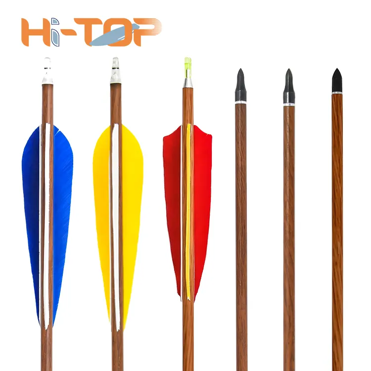 Hitop-flechas Panahan de tiro con arco, productos de tiro con arco de madera, recurvo, 300