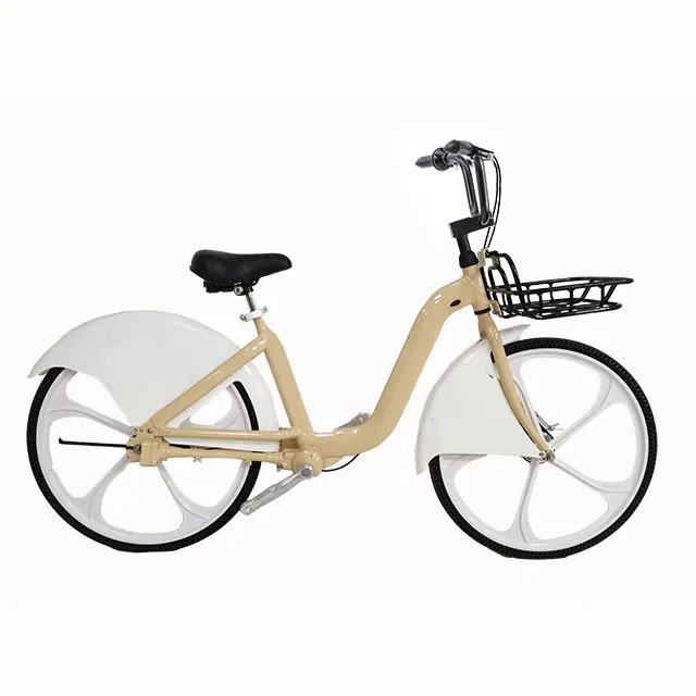 2022 vendita calda Taiwan produttore 26 ''mozzo interno gear bici pubblica con albero drive anti-ladro condividi bicicletta da spiaggia di sabbia