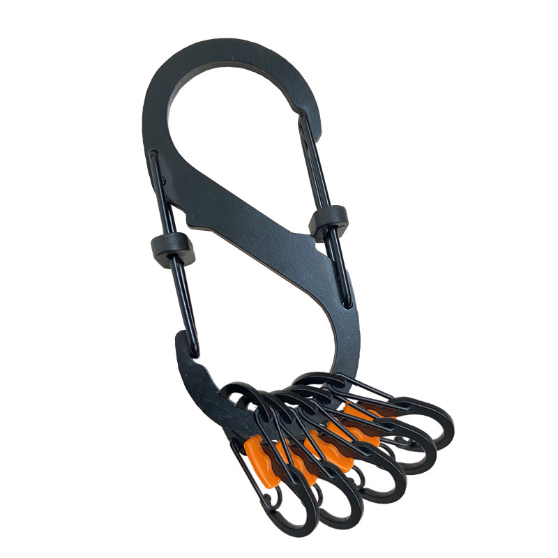 Grand ensemble noir avec boucle en huit verrouillable