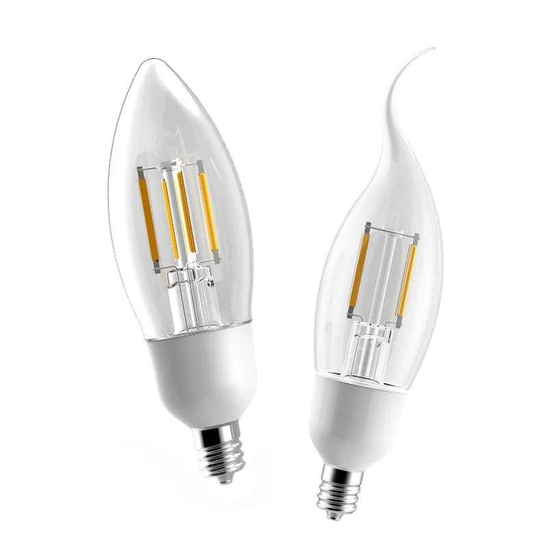 Woojong หลอด LED E27/E26/B22ใส LED ไส้หลอด AC 220V หลอดไส้วินเทจย้อนยุคหลอดไฟแก้วตกแต่งบ้าน