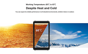 6 дюймов КПК Android 11,0 сборщик данных промышленный logoistic смартфон NFC сканер штрих-кода прочный мобильный компьютеры - Product Image 5