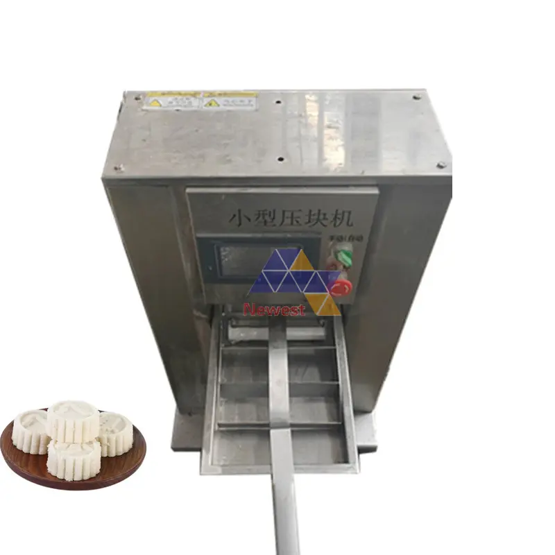 Machine de pressage de cube d'assaisonnement automatique commerciale Machine de formage de gâteau de haricot mungo
