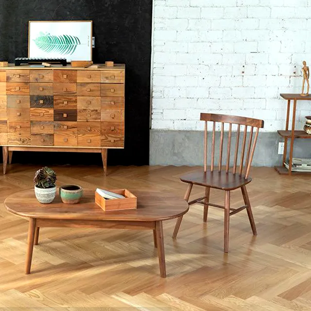 Couleur naturelle solide bois d'ingénierie bouleau parquet à chevrons