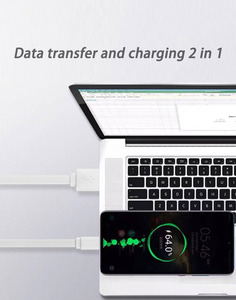 สายเคเบิลข้อมูลเส้นก๋วยเตี๋ยวเหมาะสำหรับ Android Huawei Apple และสายชาร์จโทรศัพท์มือถืออื่นๆสายเคเบิลข้อมูลชาร์จเร็ว USB1เมตร - Product Image 6