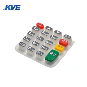 Teclado de silicona conductora personalizado con botones de teclado de control remoto de goma de silicona conductora táctil - Product Image 4