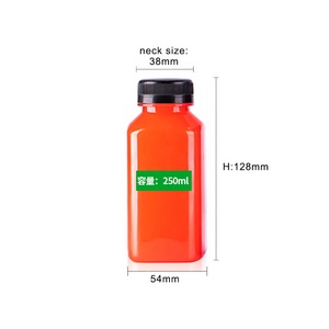 批发定制透明PET塑料方形瓶250毫升350毫升500毫升一次性茶叶定制透明瓶 - Product Image 4