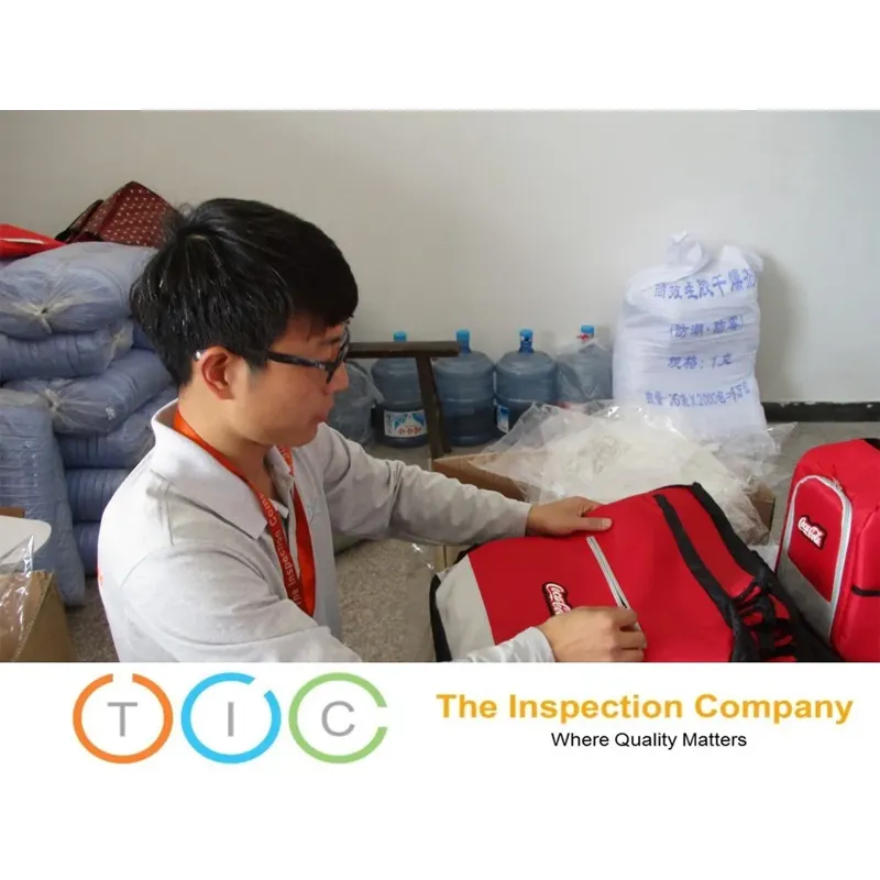 Backpack appliance belt production monitoring inspection and product inspection services