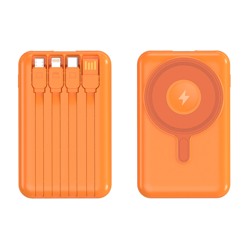 Orange [comes with cable + wireless charging for w