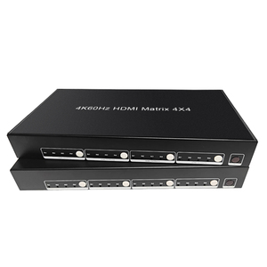 HDMI2.0 Matrix 4 en 4 salidas 4K @ 60HZ HDR Audio óptico do-lby Vision IP/RS23 control remoto