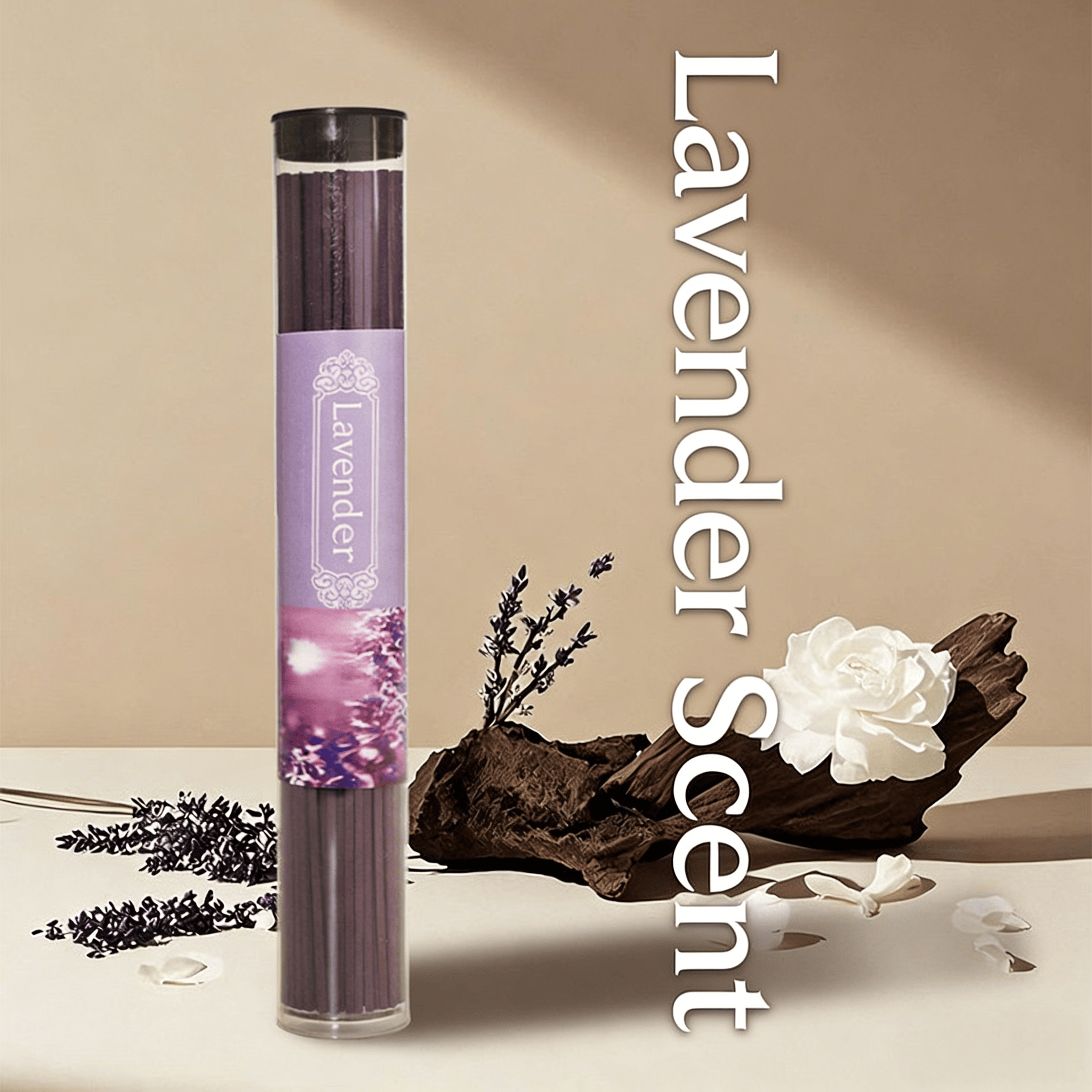 Colored Square Incense / 60g Lavender Scent