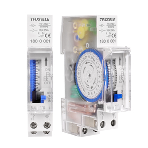 Meccanico 15 minuti 24 ore Timer interruttore orario digitale relè SUL180a 16A 24 ore programma Timer analogico guida DIN - Product Image 1