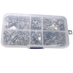 200pcs/box Fishing <strong>Swivel</strong> Crane <strong>Swivels</strong> Connector Rings Solid Alloy Snapping B-<strong>Type</strong> for Fishing Lure Accessories in Store - Product Image 6