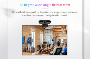 720p Plug-and-Play USB Web <strong>Camera</strong> with 1/6&quot; CMOS <strong>Sensor</strong> Mini Laptop Webcam with Built-in Microphone Fixed Focus for Skype - Product Image 3