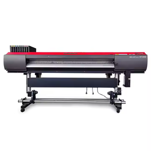 Used Eco for Solvent RF640 Roll-to-Roll <strong>Printer</strong> with DX7 Print Head for Clothes for Flex Vinyl Sticker Label Printing Shops - Product Image 1