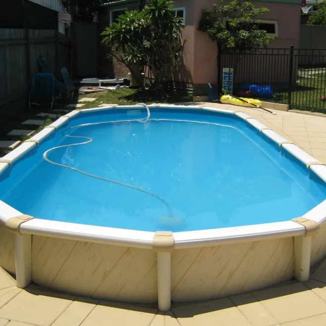 Bajo Precio de acero galvanizado piscina para venta de tubo de Pvc marco piscina