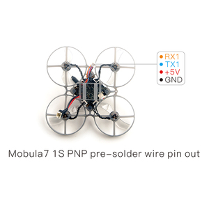 Happymodel Mobula7 75mm 1S mikro FPV Whoop Drone ile 5IN1 AIO uçuş kontrolörü dahili 2.4G ELRS V2.0 RX Nano3 1/3 CMOS - Product Image 6