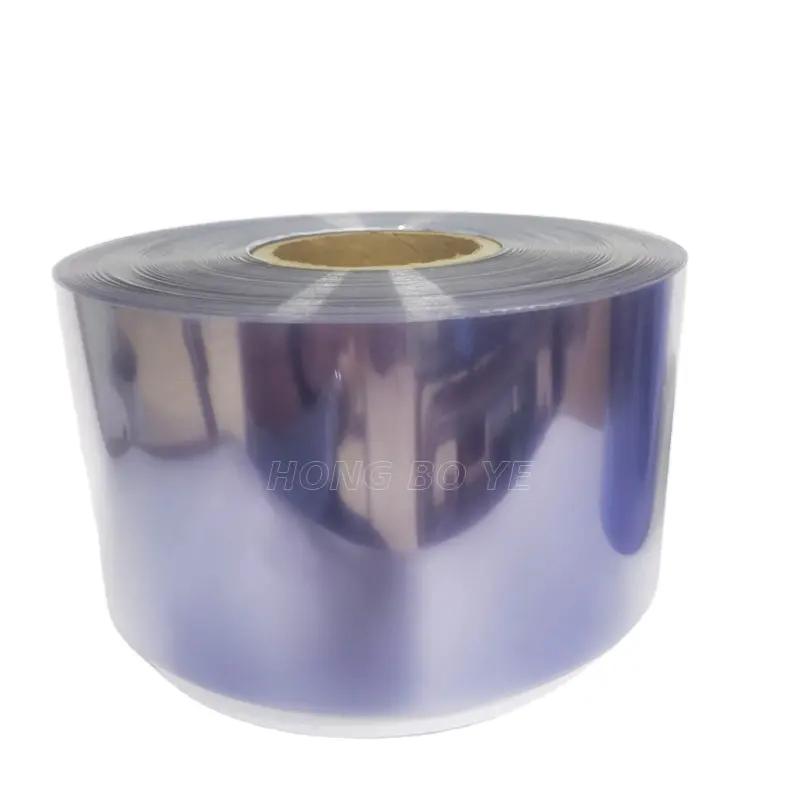 ブリスターカプセル包装用のカスタマイズされた透明色350ミクロンPVC硬質フィルムカプセル包装PVCロール