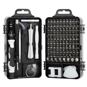 Saatler ve cep telefonları için 115 kullanışlı onarım aracı kiti ile sert çanta-in-1 hassas tornavida seti - Product Image 3