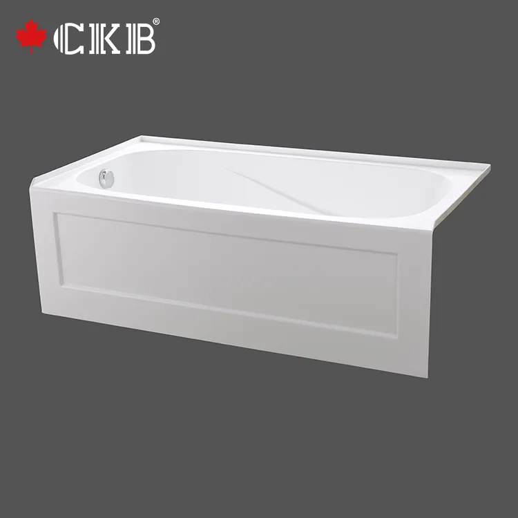 CKB 5 ans de garantie, seuil unique, ABS blanc, bain de bain intégré