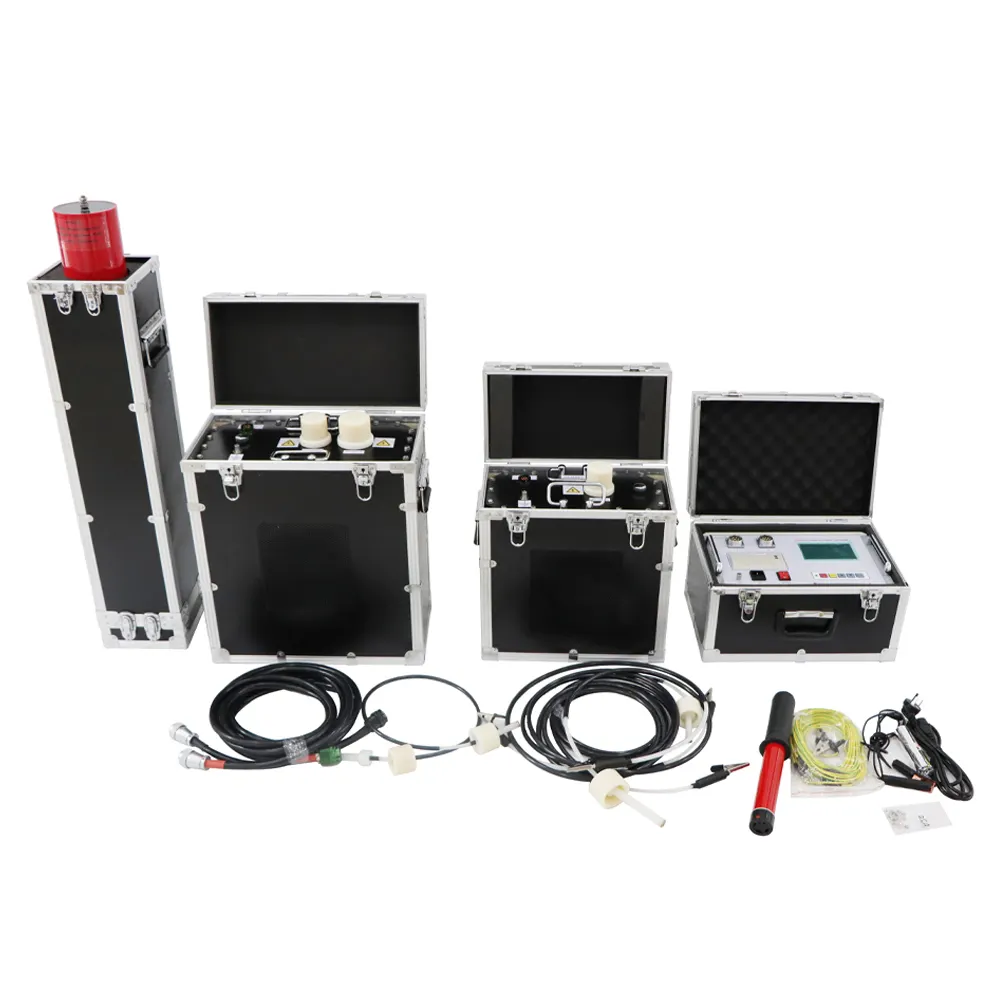 VLF 80kV AC Hipot tester di Frequenza Molto Bassa Generatore di Cavo/Linea AC Ad Alta Tensione di tenuta kit per il Test