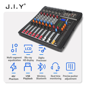 CT6-Mezclador de Audio Digital para grabación en vivo, dispositivo de 6 canales de entrada de ordenador MP3 profesional - Product Image 2