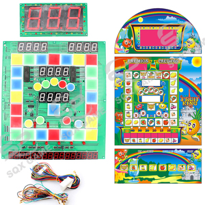 SQX Factory Directly <strong>Sale</strong> Fruit King 1 3 <strong>5</strong> 4 8 Mario Game Machine <strong>Coin</strong> Operated Kit Pcb - Product Image 1