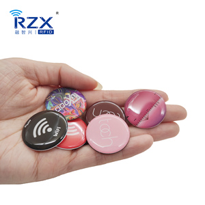 RFID Customized Waterproof NFC NTAG 213 Epoxy Tag with Custom Color Logo Anti Metal Layer <strong>Program</strong> with Phone - Product Image 5