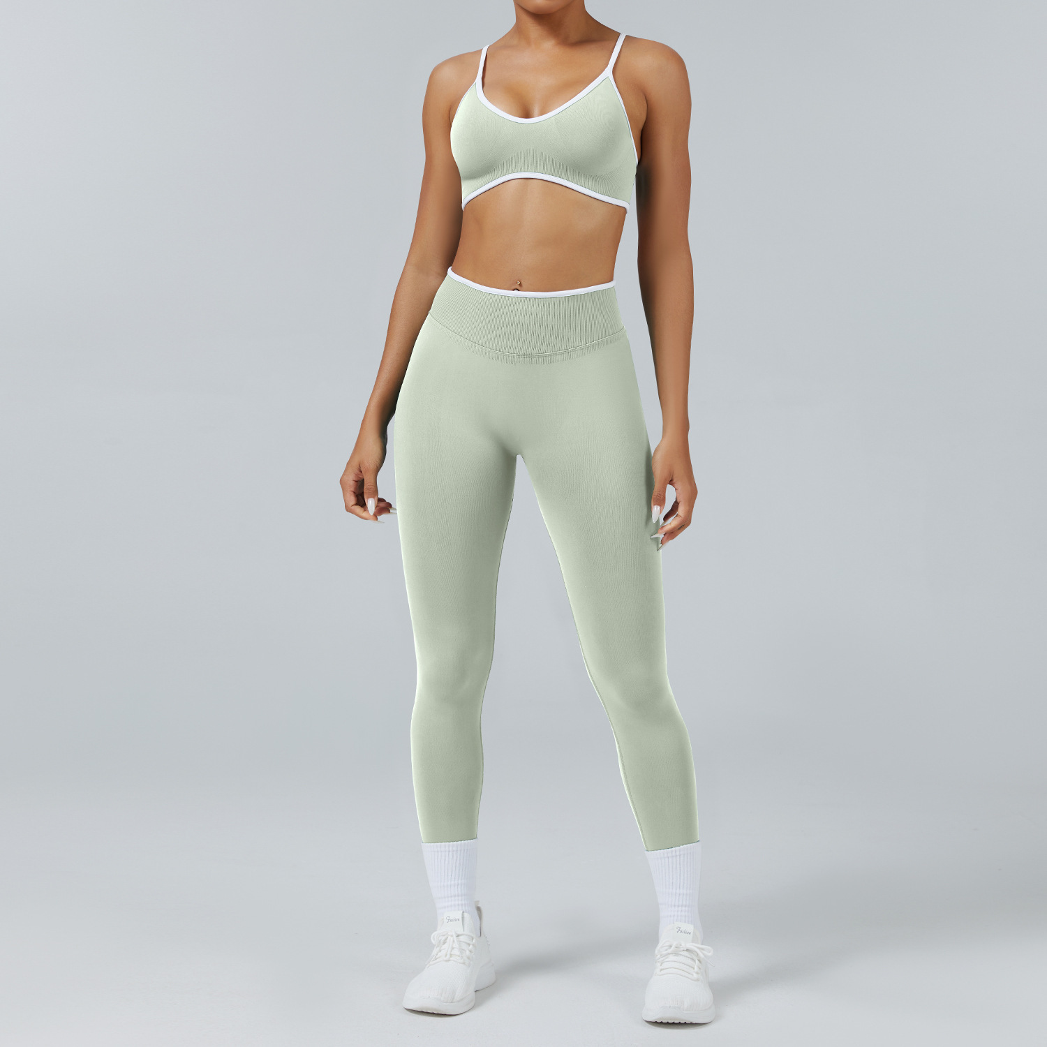 Reggiseno + Pant verde pistacchio
