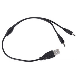 2 in 1 <strong>DC</strong> Power Cable USB 2.0 Type a Male to <strong>DC</strong> 5.5*2.5mm 5525 <strong>DC</strong> 3.5*1.35mm Power <strong>Cord</strong> Cable - Product Image 1