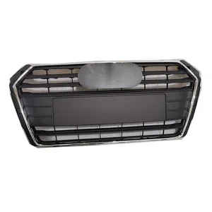 רכב קדמי פגוש סורג עבור <span class=keywords><strong>audi</strong></span> <span class=keywords><strong>a4</strong></span> b8.5 כרום כסף שחור גריל s4 b8.5 סגנון 2013 2014 2015 2016