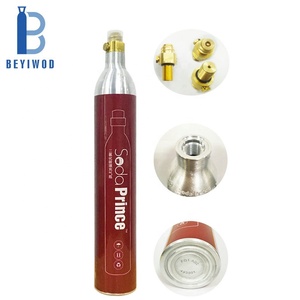 U.S.A Xi Lanh Co2 0,6L Tiêu Chuẩn Xi Lanh Soda 420G Với Van Chốt Phẳng Để Bơm Bong Bóng Sữa Trà - Product Image 3