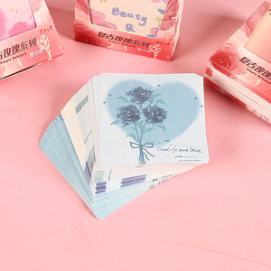 复古玫瑰盒记事本创意学生DIY手册材料笔记纸 - Product Image 5