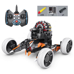 หุ่นยนต์สำหรับต่อสู้รถบังคับวิทยุพร้อมการควบคุมการยิงสี่ล้อรถม้า RC ของเล่นหุ่นยนต์ต่อสู้ - Product Image 5