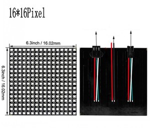 Pannello Pixel flessibile digitale a colori programmabile per parola a matrice di punti schermo RGB CN3070 WS2812B WS2812 LED 5V 80 100 - Product Image 3