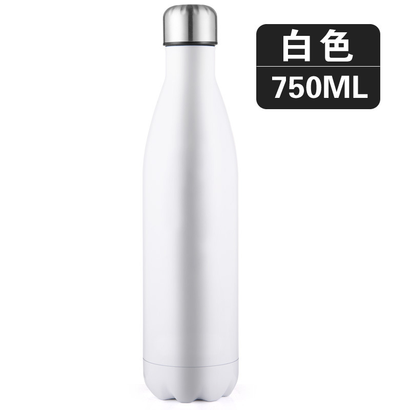Coke bottle, bright white 750ML.