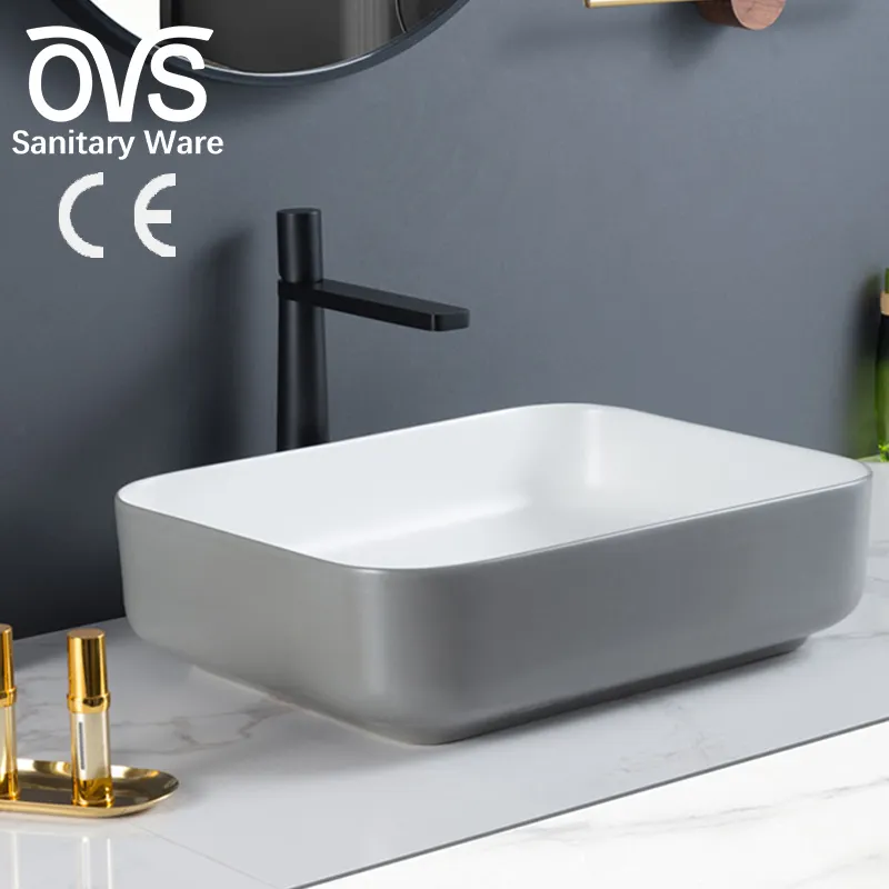 OVS CE Europe Sanitär keramik Zeitgenössisches Hand waschbecken bunt Pflegeleichtes Waschbecken