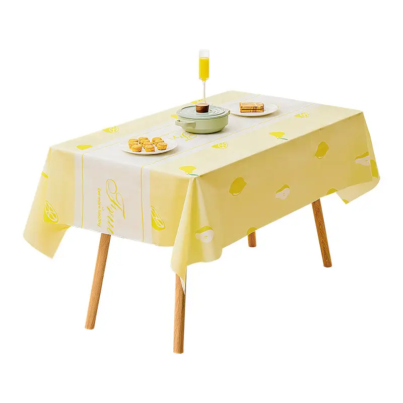 Cheap waterless tablecloths waterproof and oilproof pvc table covers for home decoration various patterns