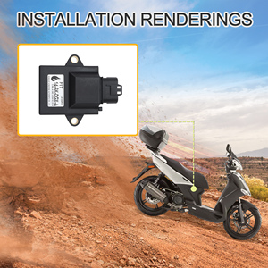 GOOFIT 18针摩托车CDI单元ECU点火模块更换GY6发动机169cc 170cc电喷Jonway GTX 250电喷200 - Product Image 6