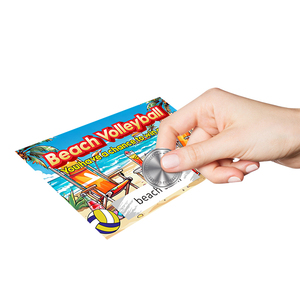 Impresión personalizada de papel para rascar, regalo de plástico de PVC, tarjetas de cupón de código para rascar con código de barras - Product Image 5
