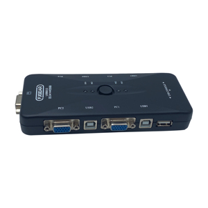 FJ-4UK FJGEAR手动4端口4进1出USB VGA Kvm交换机支持1920*1440 USB2.0 vga KVM交换机即插即用 - Product Image 2