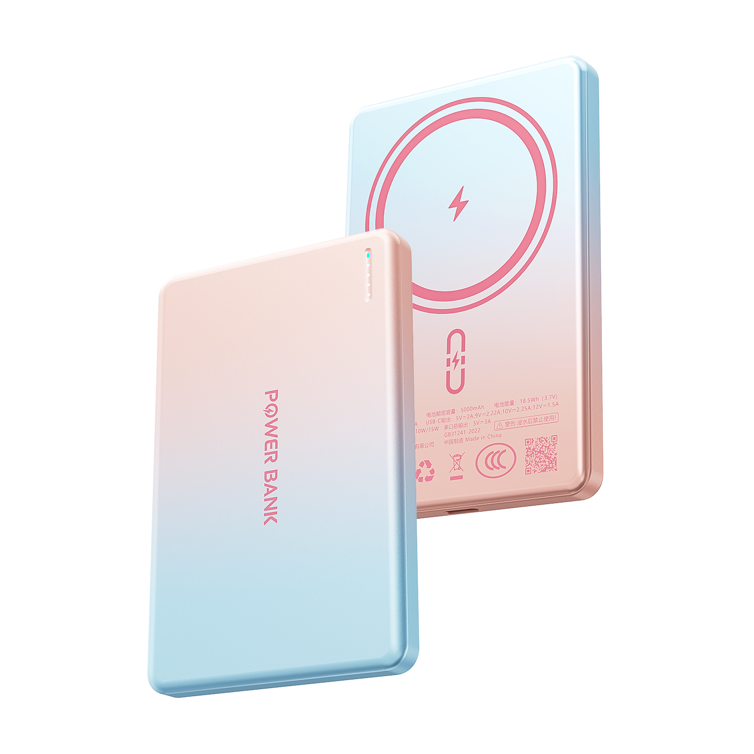 Pink blue